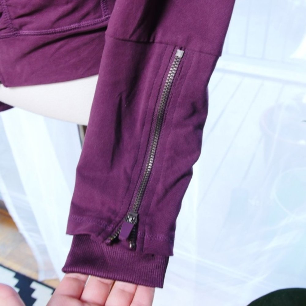 Kyodan Athletic Pullover Full Zip Jacket Maroon Sm - image 5